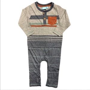 Bear Camp Striped Romper